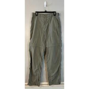 Exofficio Tan Insect Shield Convertible Zip Repellent Apparel Hiking Pants